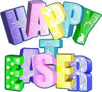 Decorated Easter Letters