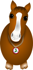 Cute Christmas Horse