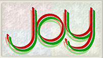 Joy Christmas Tag